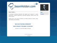 Tablet Screenshot of jasonholden.com